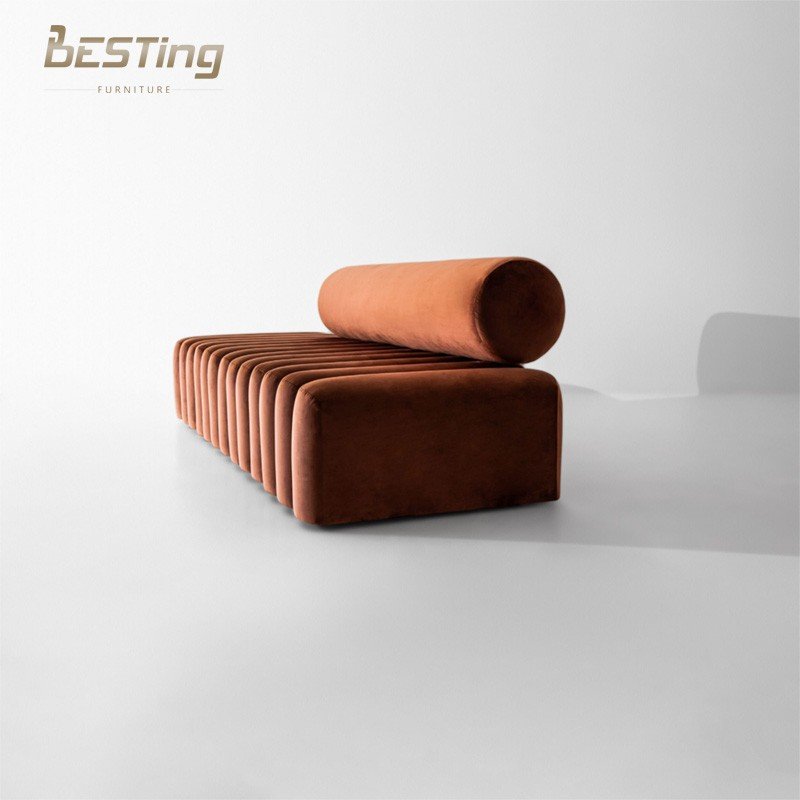 Modern design small space velvet sofa living room sofas