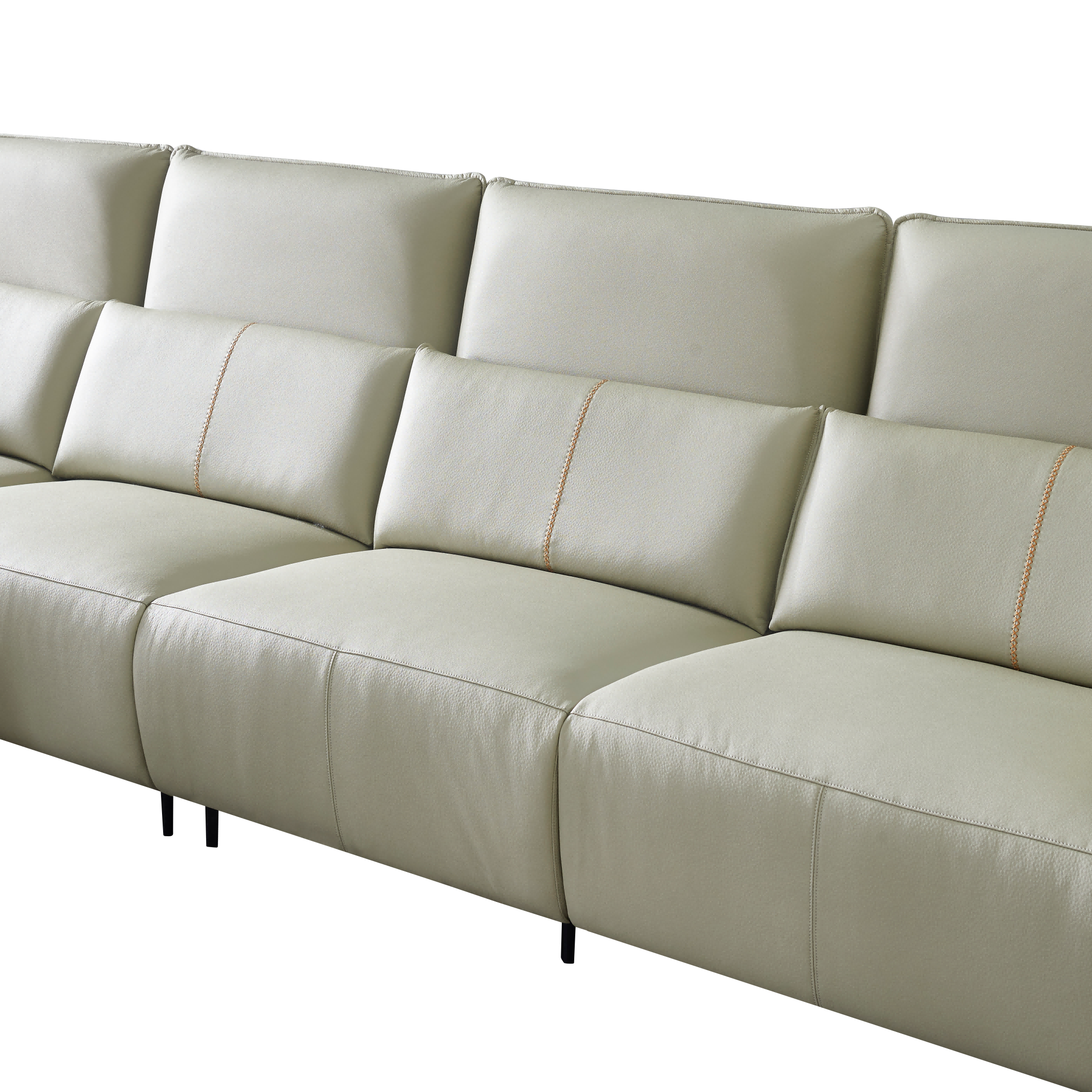 Guangdong Nordic Modern Living Room Sofa Set Comfortable L Shape Power Recliner Sofa