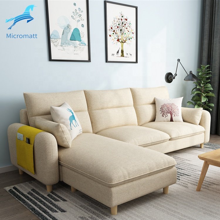 Wholesale 2020 New Style Furniture Fabric Multi Color 3 seaters Living Room Sofa