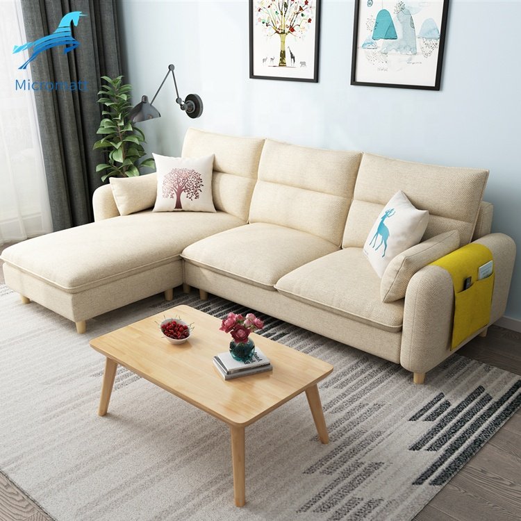 Wholesale 2020 New Style Furniture Fabric Multi Color 3 seaters Living Room Sofa