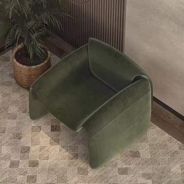 Italian Minimalist Single Sofa Chair High-End Netflix Designer Leisure Chair for Living Room and Dining Modular Feature