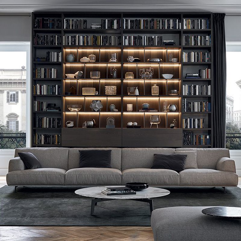 PurelyFeel Father cloth art sofa Loft industrial wind light luxury furniture modern simple living room sofa