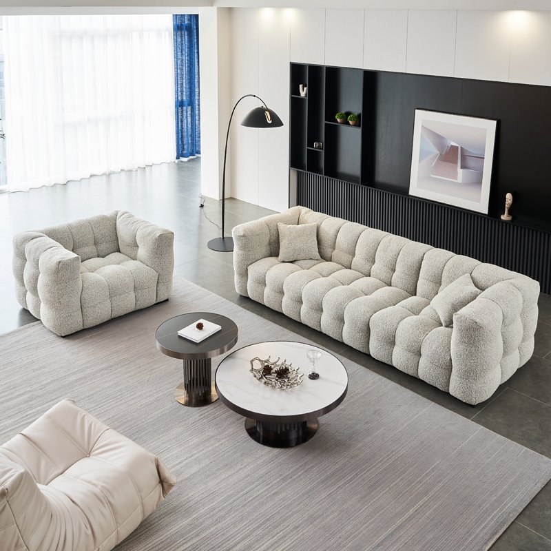 Nordic living room sofa combination simple modern splicing module clothing shop beauty salon reception sofa