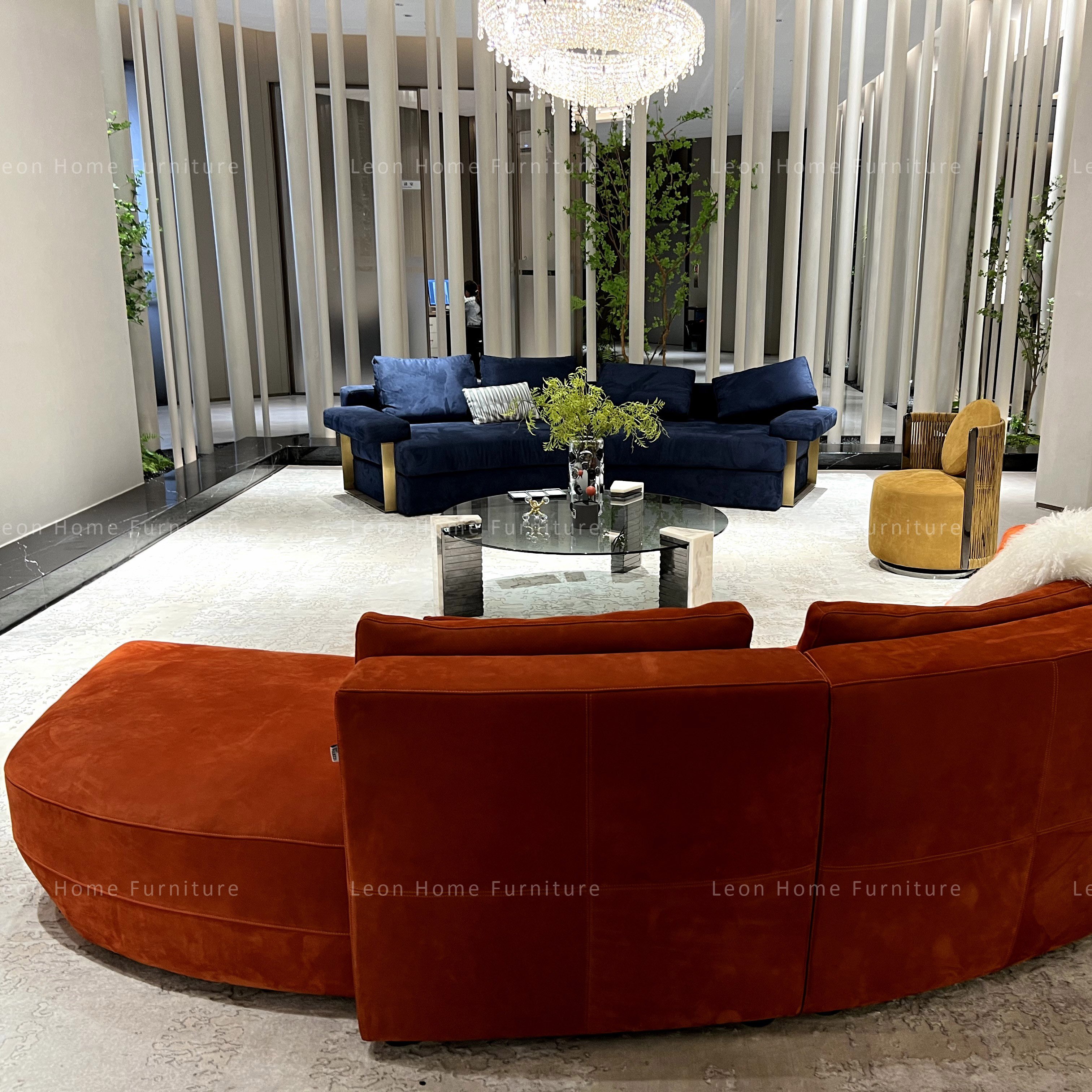 furniture sofa living room set velvet sofa set modern fabric sitting room 7 seater sofa
