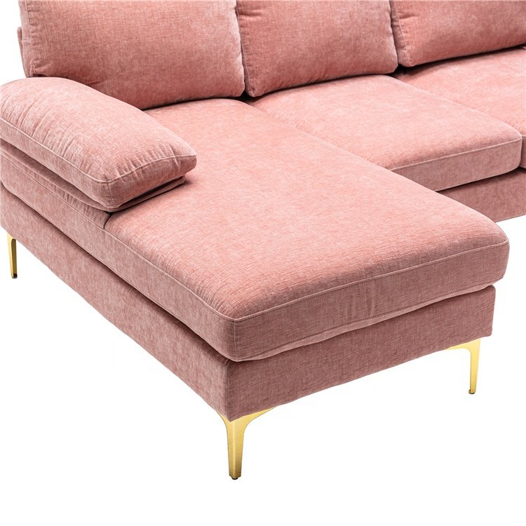 Chenyang Furniture Modern Design Luxury Furniture Velvet Fabric Sets Modular Couch Living Room Sofas