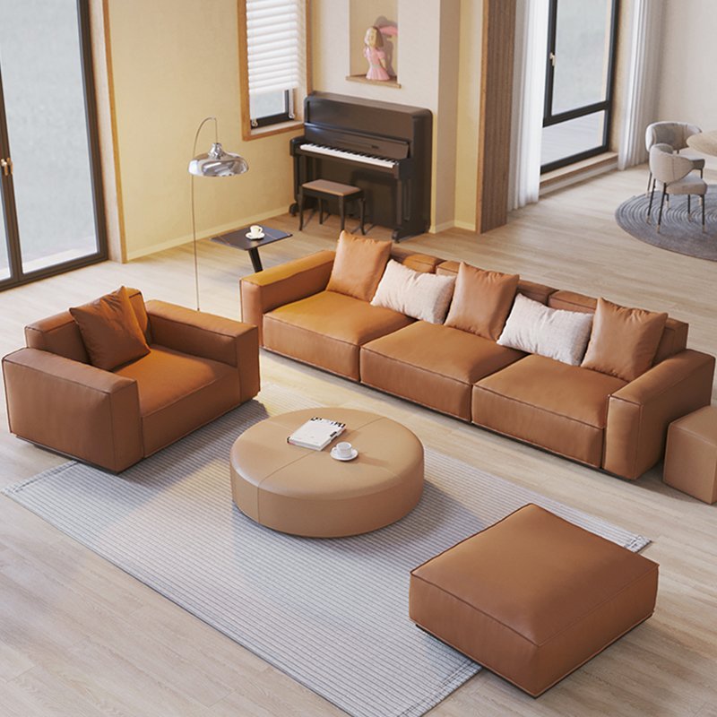 modern corner leather couch luxury living room sofa