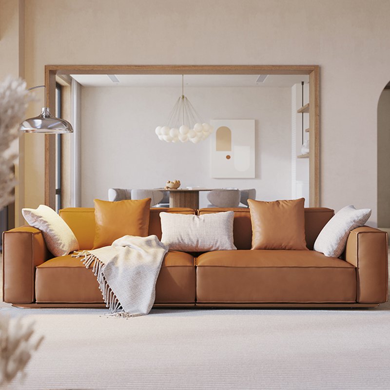 modern corner leather couch luxury living room sofa