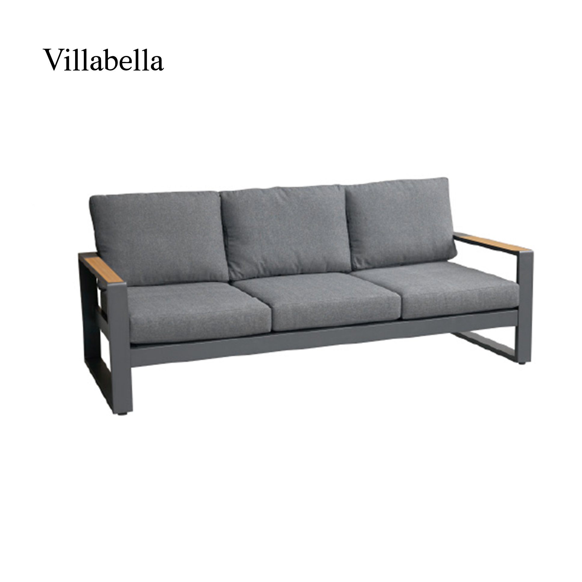 Modern Hotel Balcony Furniture Outdoor Lounge Set Luxury Aluminum Garden Furniture Metal Outdoor Sofa Set