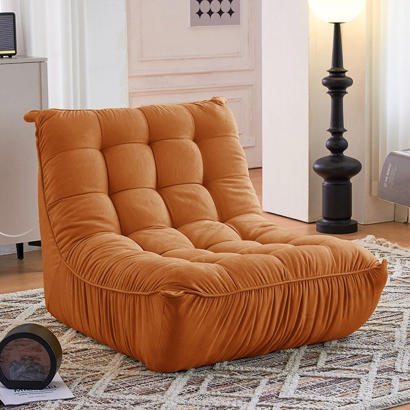 Modern Design 3 Seater Corner Lazy Lounge Sofa Chair Sectional Genuine Leather for Living Room Sofa Sets Floor Sofa