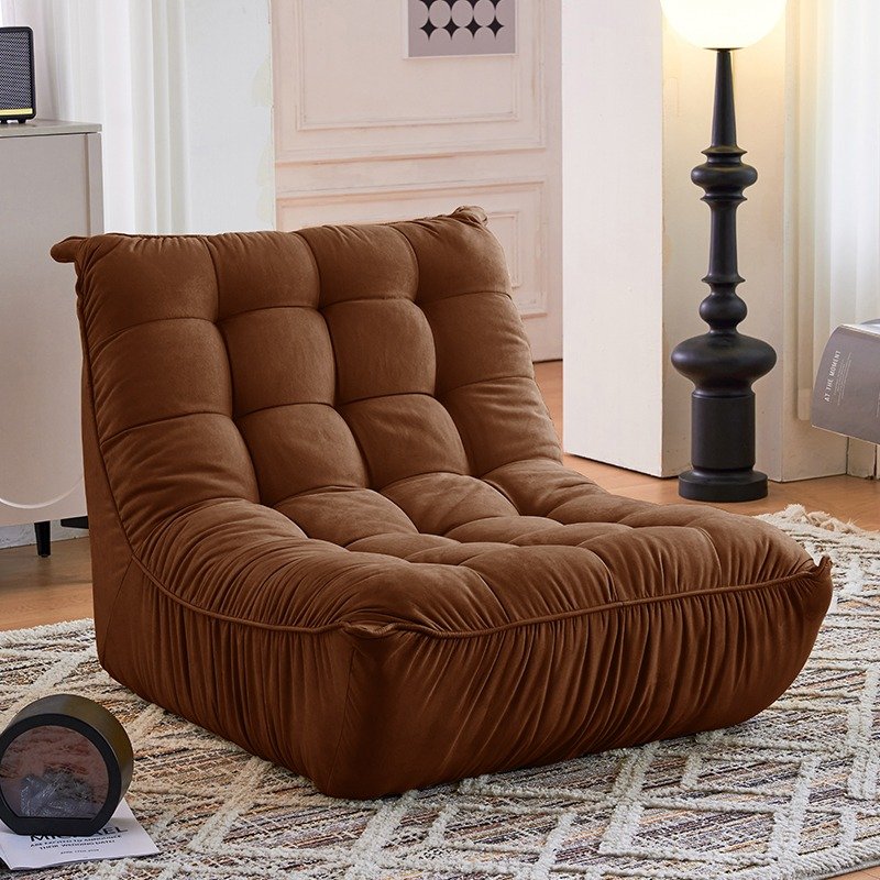 Modern Design 3 Seater Corner Lazy Lounge Sofa Chair Sectional Genuine Leather for Living Room Sofa Sets Floor Sofa