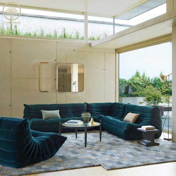 New Arrival Luxury To-go Sofa 3 Saeter Fabric Upholstery Furniture Sofa Set For Living Room