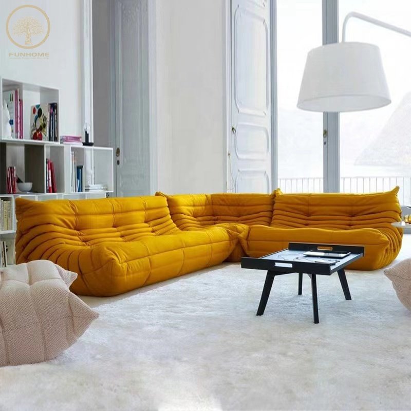 New Arrival Luxury To-go Sofa 3 Saeter Fabric Upholstery Furniture Sofa Set For Living Room