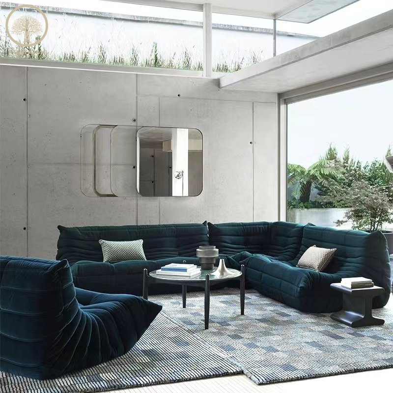 New Arrival Luxury To-go Sofa 3 Saeter Fabric Upholstery Furniture Sofa Set For Living Room