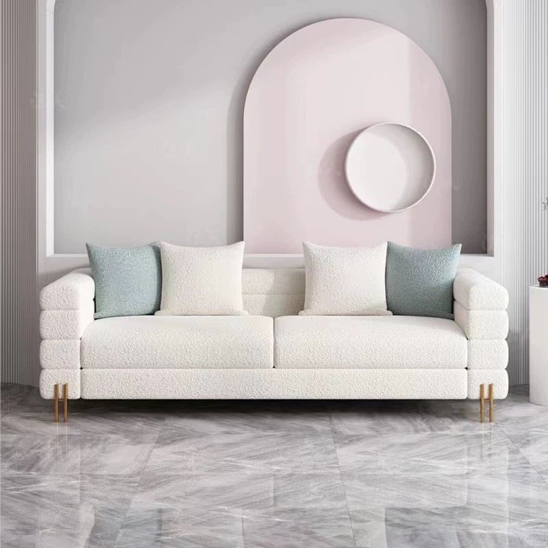 Modern Home Furniture Newly Design Contemporary Sofa Set Living Room Good Quality Fabric Couch With Ottoman