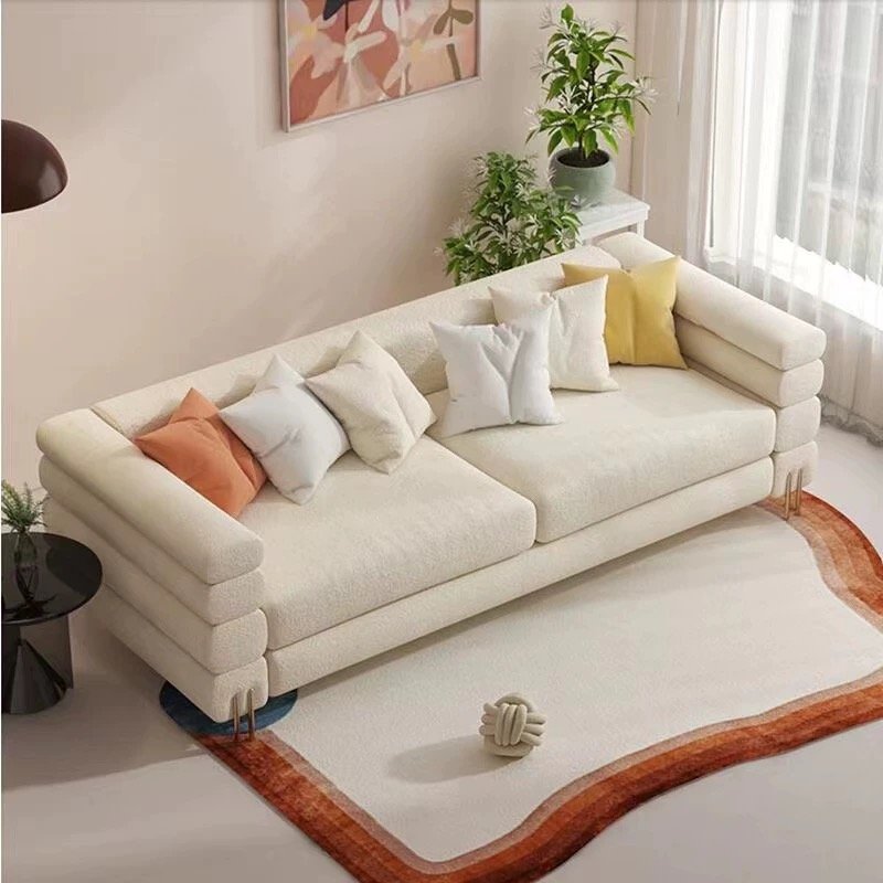 Modern Home Furniture Newly Design Contemporary Sofa Set Living Room Good Quality Fabric Couch With Ottoman