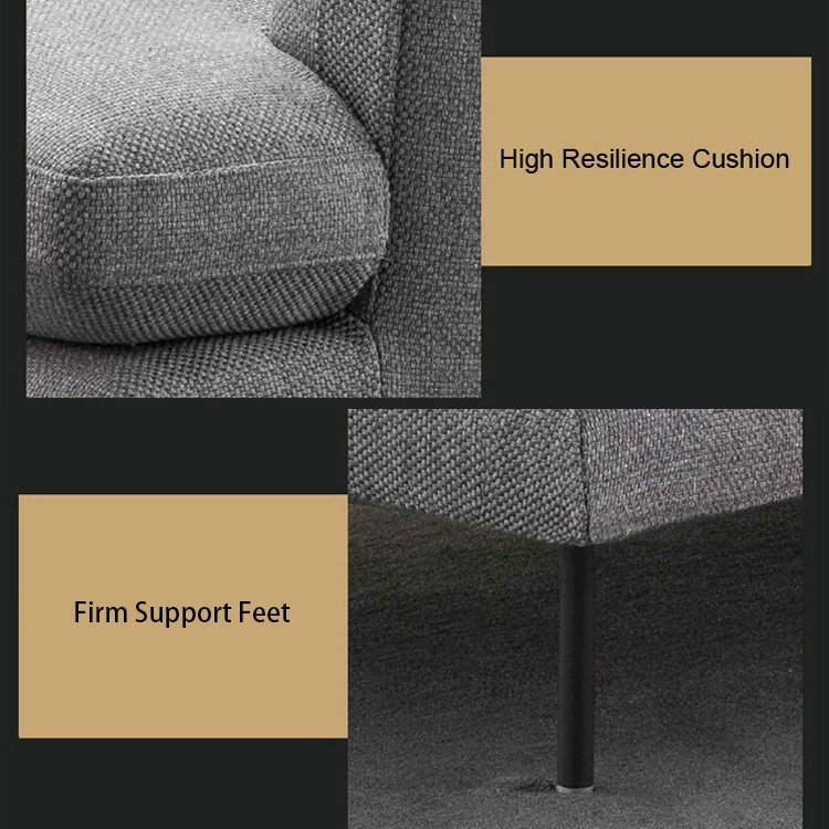 OEM Fabric Wooden Frame Sofa Luxury Simplicity Customization Living Room Sofa