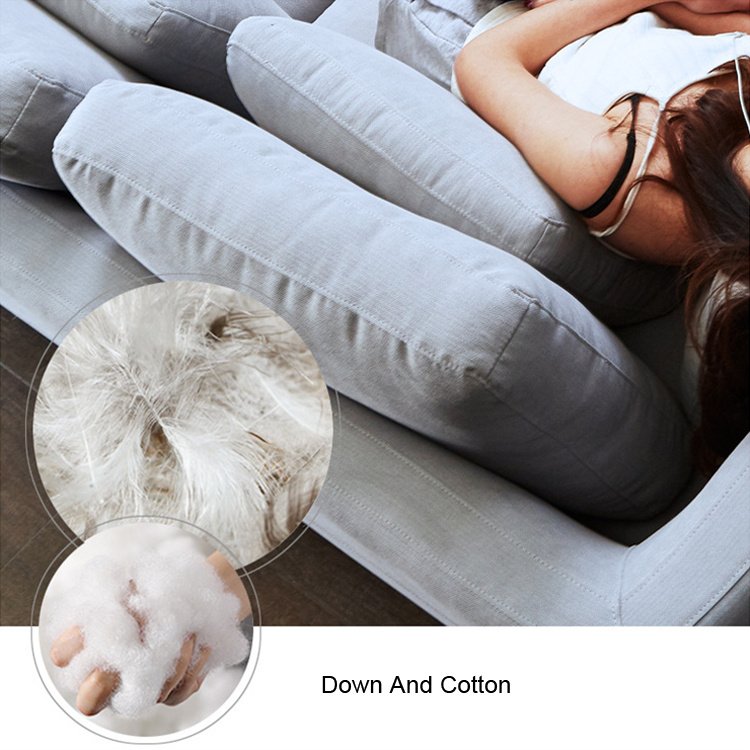 OEM Fabric Wooden Frame Sofa Luxury Simplicity Customization Living Room Sofa