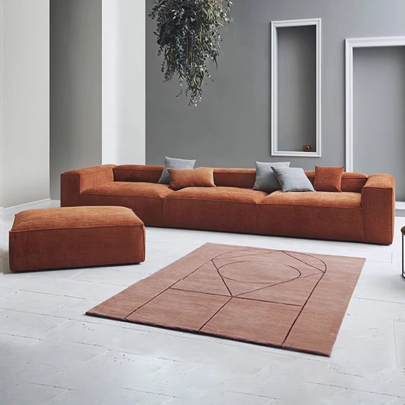 Comfortable living room furniture linen vacuum compression sofa family room sofa living room sofas with low shipping cost
