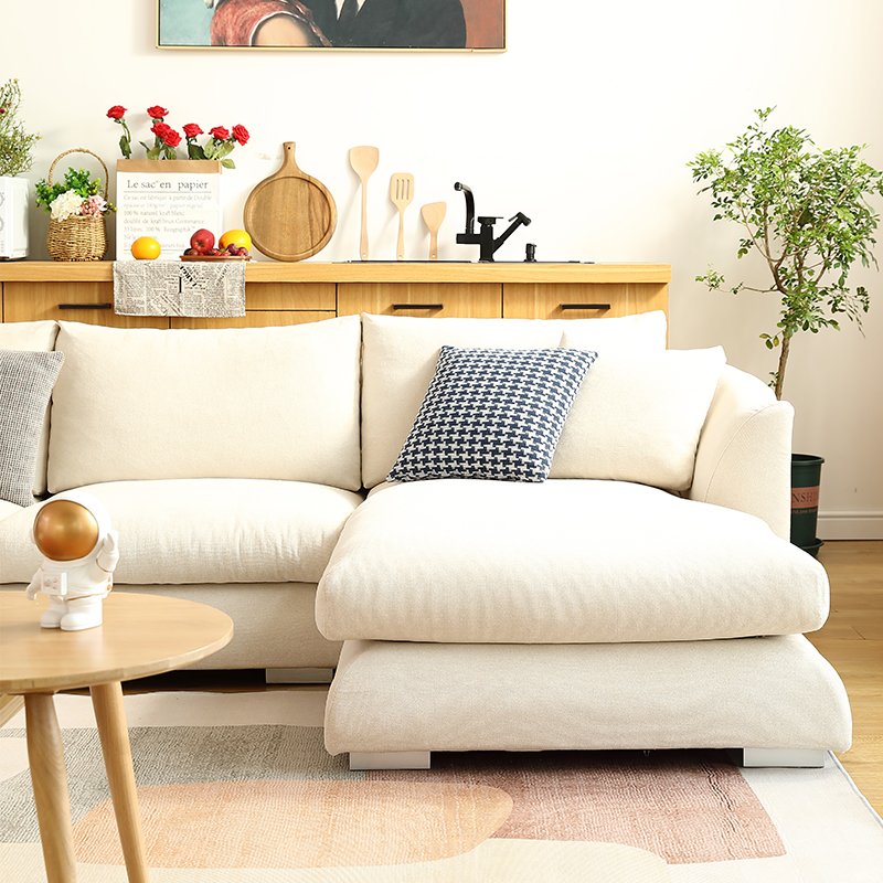 Kabasa Chaise Sectional Corner Sofa Couch Home Furniture Fabric Sofa Living Room Sofas