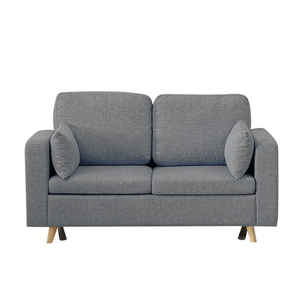 Two-seater sofa Simple modern fabric sofa Fashion fabric living room sofa