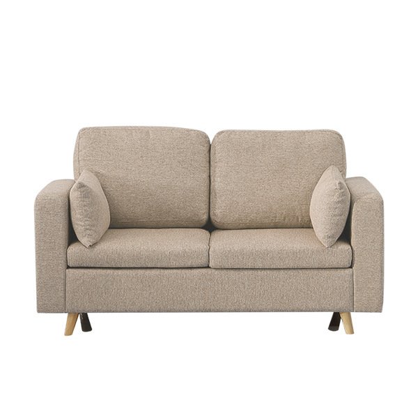 Two-seater sofa Simple modern fabric sofa Fashion fabric living room sofa