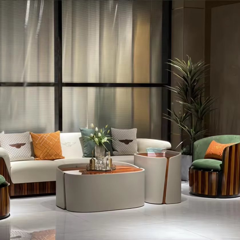 Factory new high quality fashion high leather sofa home furniture set living room sofa
