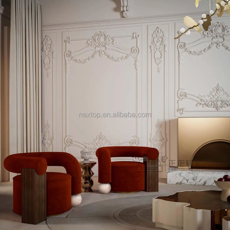 Light luxury leisure sofa chair simple design creative personality armchair villa living room bedroom sofa