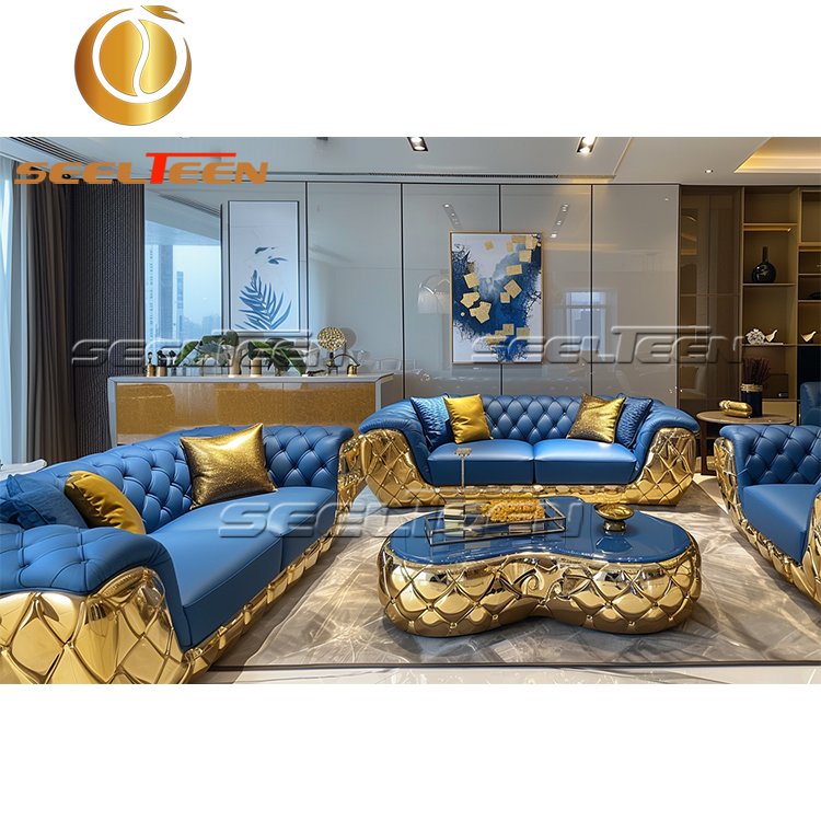 Simple Nordic Style Furniture 7 Seater Leisure Corner Couch Living Room Sofas Sectionals