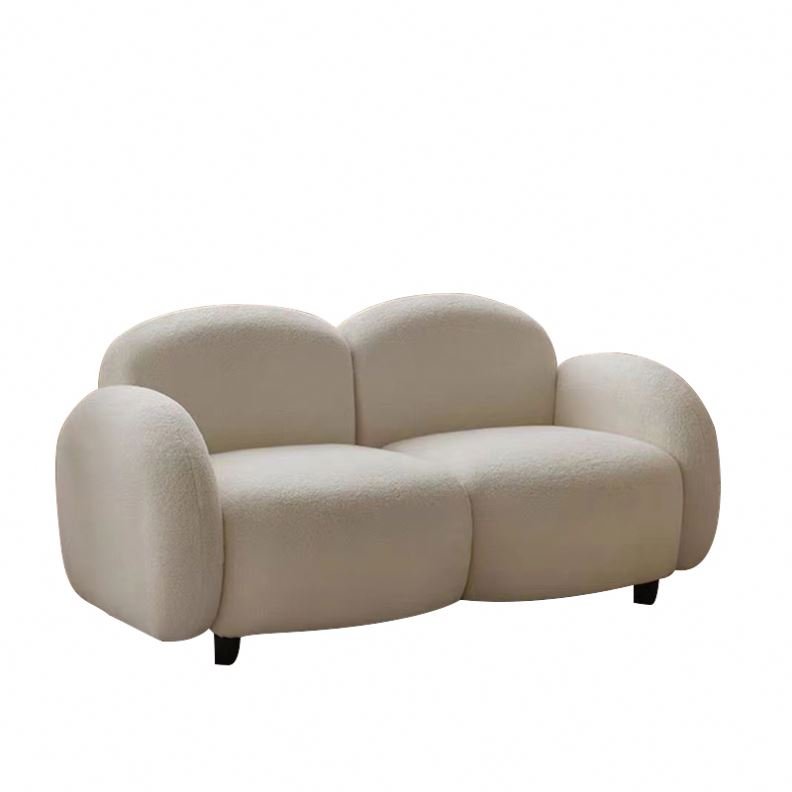Modern Living Room Sofa Villa Hotel Supporting Furniture Light Luxury Style Simulation Leather Sofa 1 Piece Set Sofa Combination