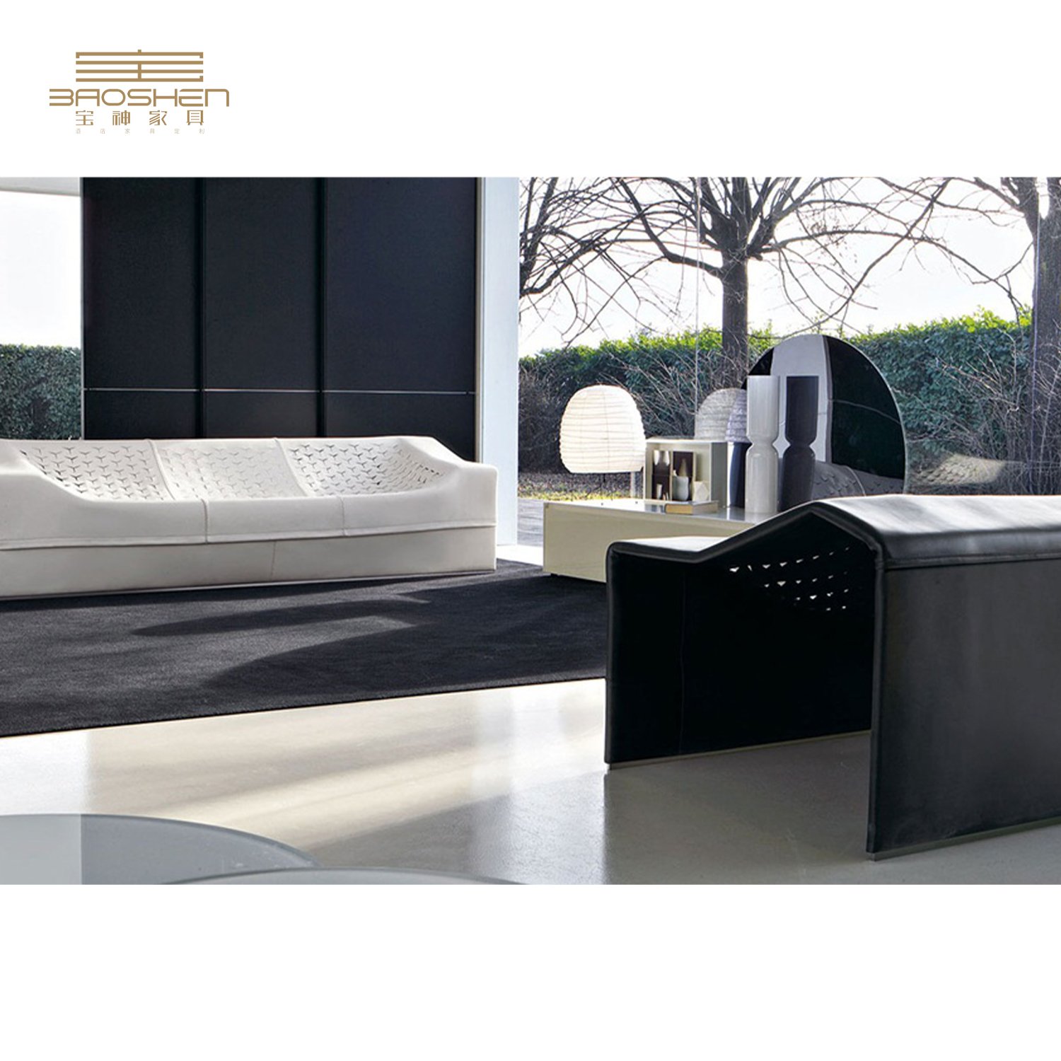 High quality luxury Italia art design modern style sofa for villa hotel living room sofa