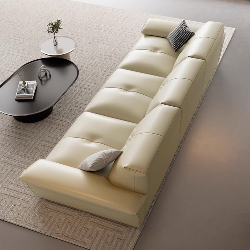 SUKE Best Selling Home Villa Furniture Modern Minimalist Sofa Set Furniture White Fabric Living Room Sofas