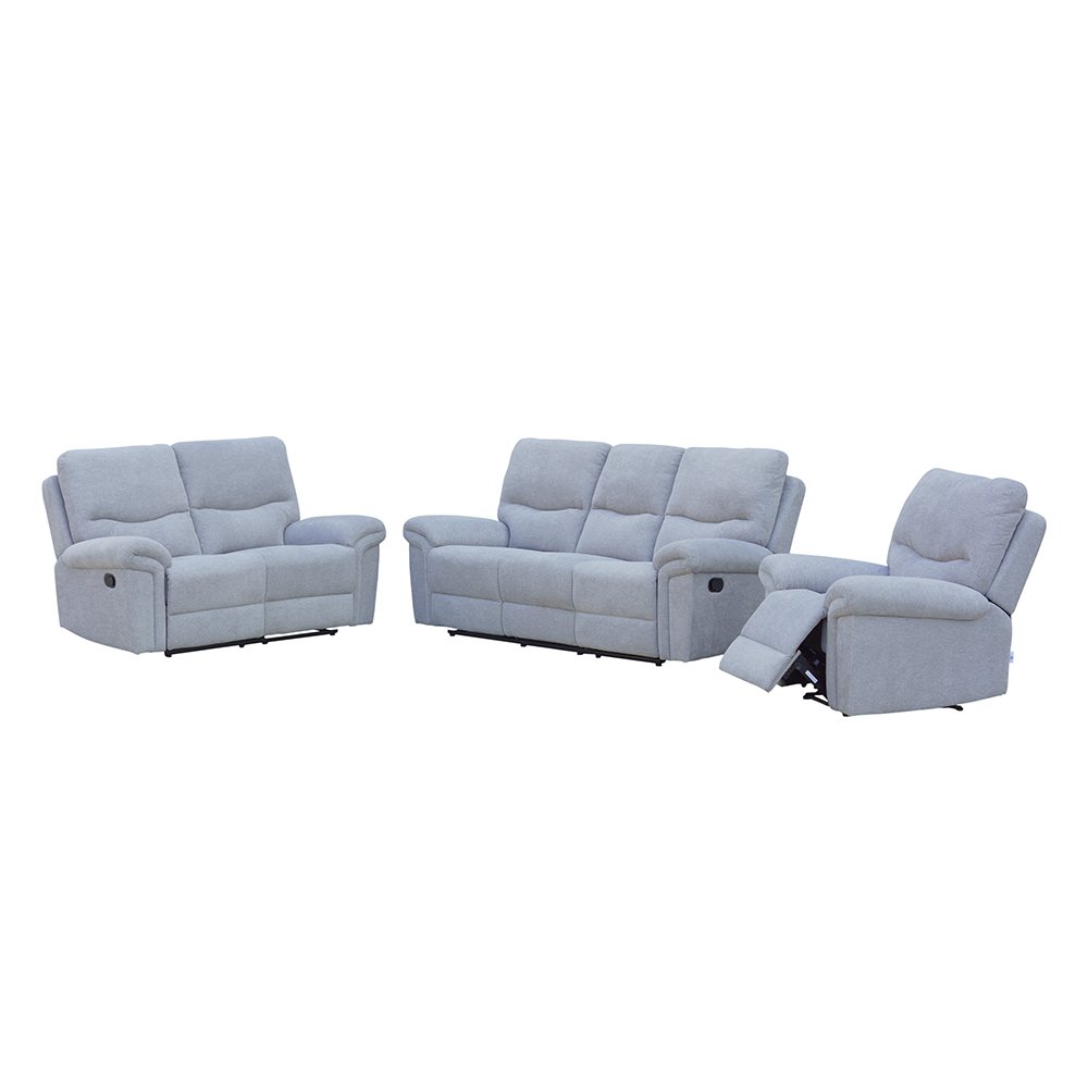 Living Room Reclining Luxury Fabric Three Seats Recliner Sofa Set Modern Modular Sofa Recliner Sectional Sofa