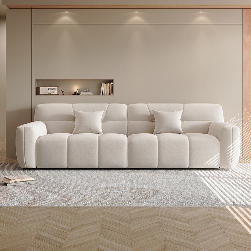 New Wooden Sofa 3 Seater Lounge Comfortable Sofa Combination Set Modern Interior Furniture Living Room Sofas French