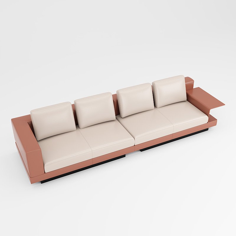 Living Room Furniture Sofa Modern Hotel Office Sofas 3 Seater Leather Sofa Business Style 4+3+2+1 + Carton 1 Piece Foldable OEM