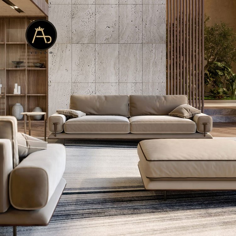 Sectional Blue Curved Living Room Sofas Modern Designs L Shape Sofa Set Furniture Manufacturers GENUINE Leather Sofa tamu