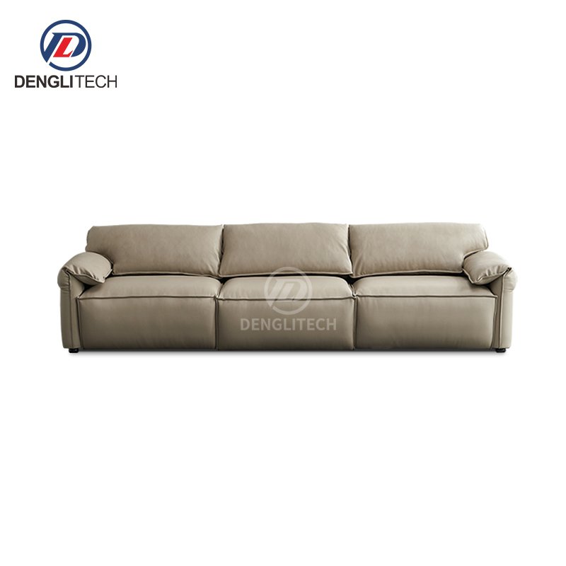 Modern Simple Home Furniture Sectional Electric Recliner Sofa 3 Seater Nordic Power Retractable Couch Living Room Sofas