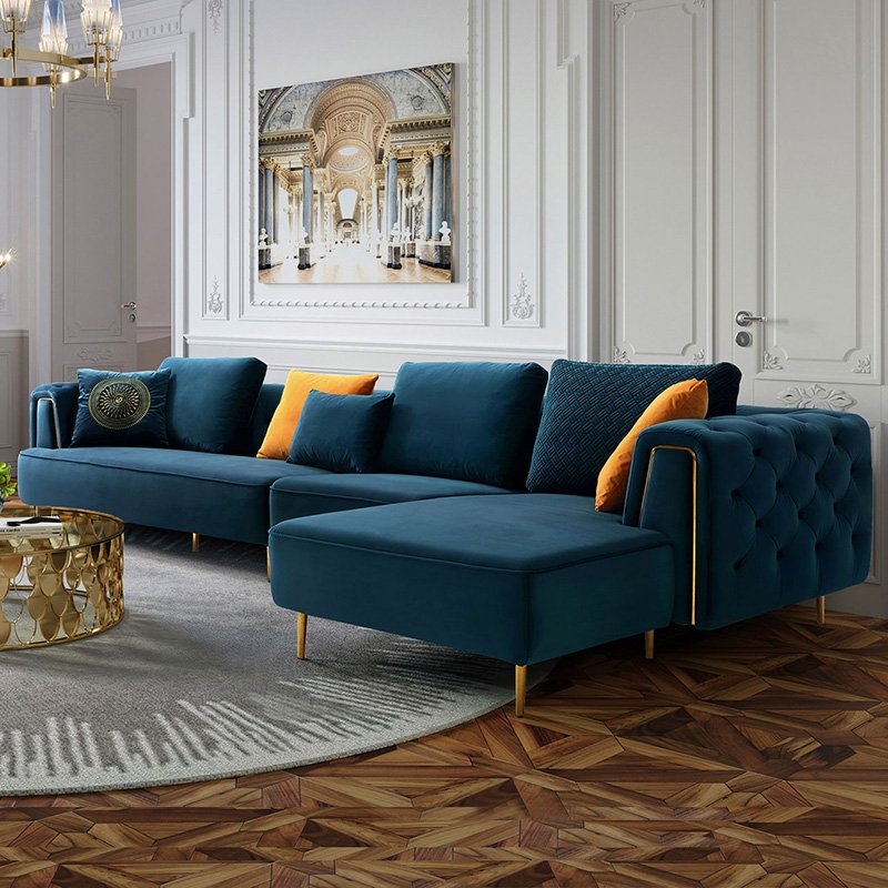 New Design Elegant Minimalist Style Super Soft Sofa Modern Living Room Furniture