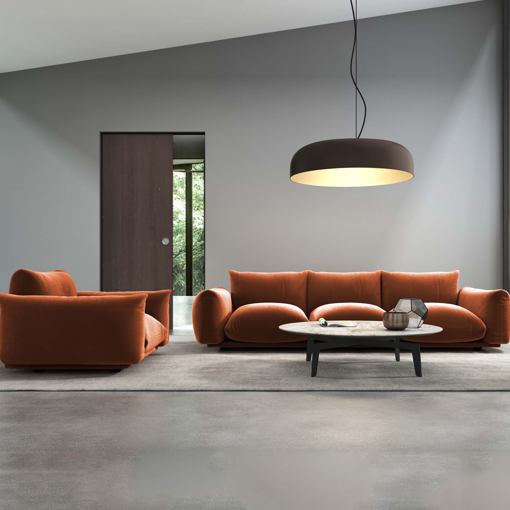 New Design Elegant Minimalist Style Super Soft Sofa Modern Living Room Furniture
