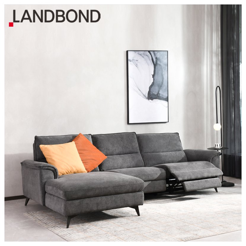 Home Furniture Multi-fuction Fabric Corner European Italian Luxury Furniture Recliner Living Room Sofas Set for apartment