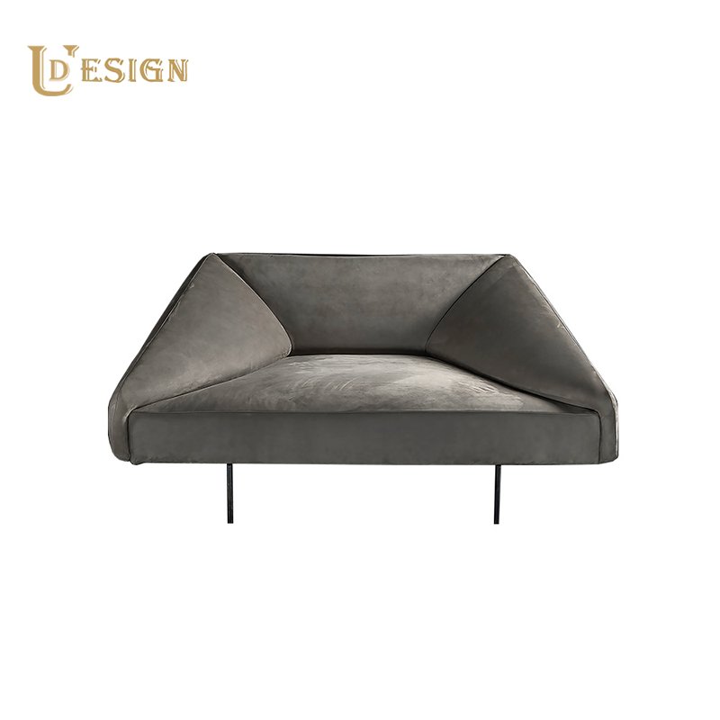 Luxury Modern Living Room Sofas Modular Apartment Leisure velvet sofa with golden legs