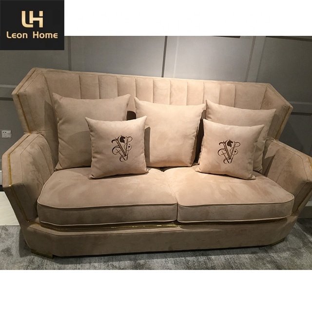 Nordic style simple living room furniture sofa fabric modern sectional sofa