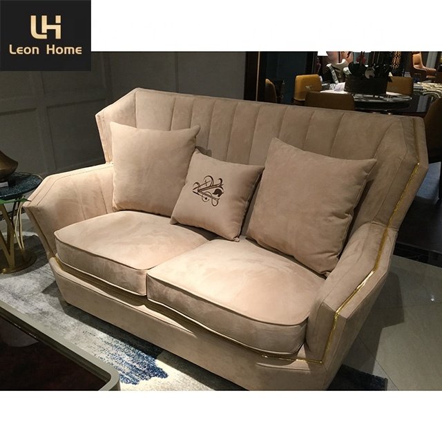 Nordic style simple living room furniture sofa fabric modern sectional sofa