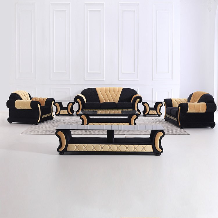 2024 islamic style Living Furniture Luxury Wholesale sofa set furniture living room sofa Fabric/Leather sofa