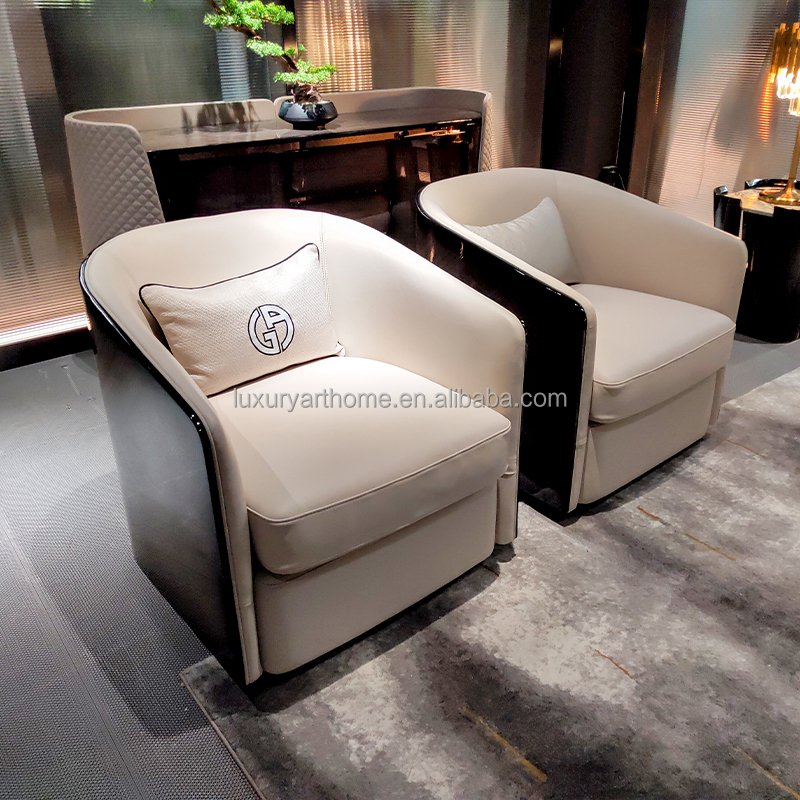 2024 latest design brands furniture living room sofa cream white genuine leather 3 seater sofa modern luxury couches