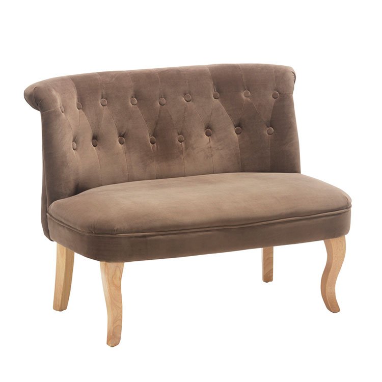 Carlford Living Room Design Pink Velvet Single Seat Sofa Without Armchair