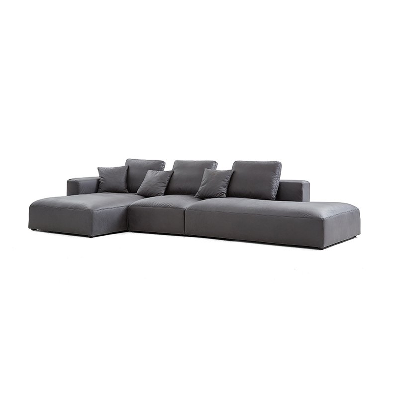 Living room Sofa Sectional Leather Lounge Modern Minimalism Design Sofa Bed for Villa Bedroom Meeting Room Furniture
