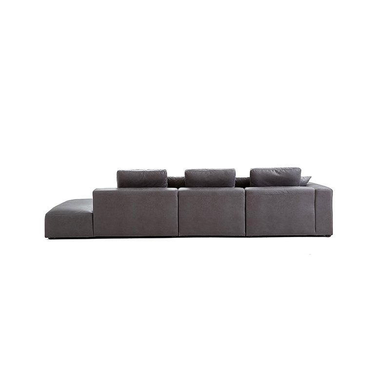 Living room Sofa Sectional Leather Lounge Modern Minimalism Design Sofa Bed for Villa Bedroom Meeting Room Furniture