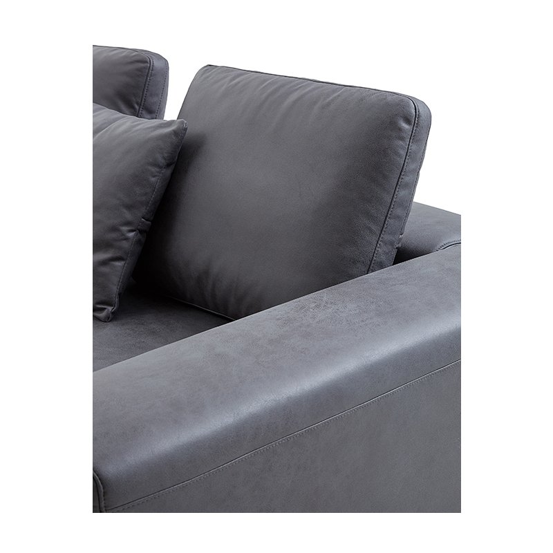 Living room Sofa Sectional Leather Lounge Modern Minimalism Design Sofa Bed for Villa Bedroom Meeting Room Furniture