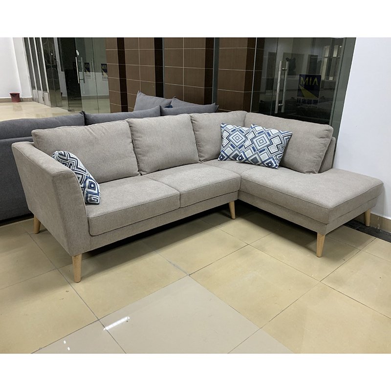 Home Furniture Living Room Sofa NWSF003 Linen Sofa Set Designs Modern