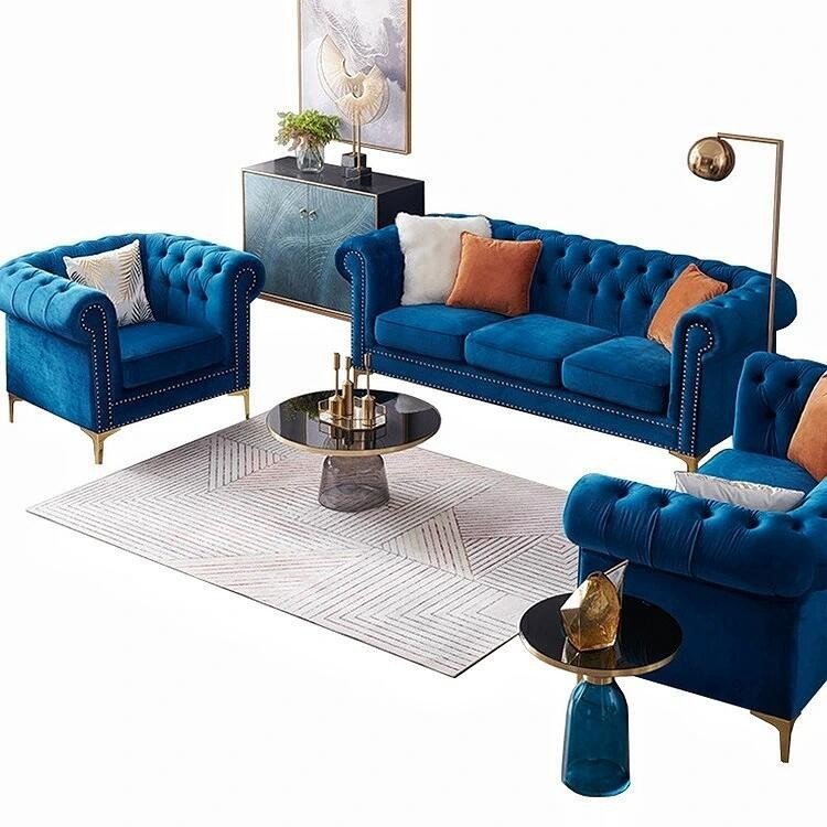 Outdoor Wood and Velvet Sofa Solid Wood Frame for Home Furniture Bathroom School Workshop Park Use furniture sofa